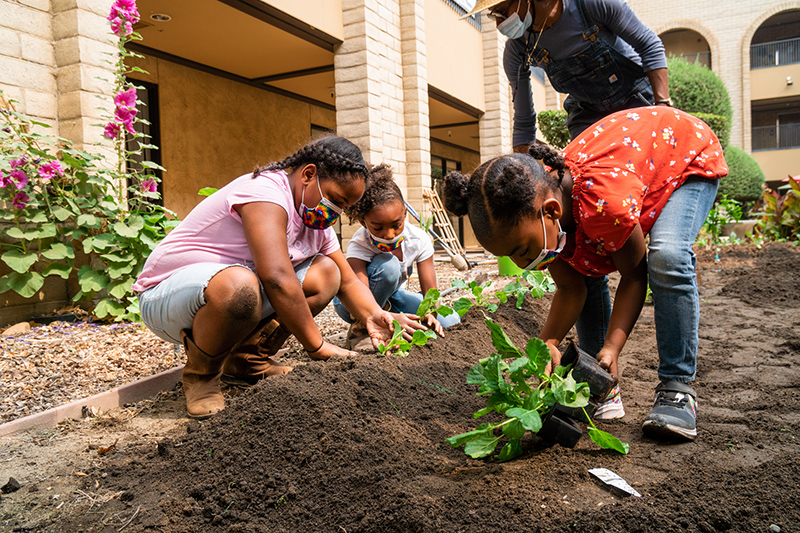 Community Gardening as part of Grant Programs